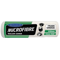 230MM MONARCH ROLLER COVER MICROFIBRE 15MM NAP
