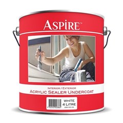 ASPIRE ARYLIC SEALER UNDERCOATWHITE4 LITRE