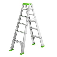 IQUIP DOUBLE SIDED LADDER 170KG RATED 6 STEP 1800MM
