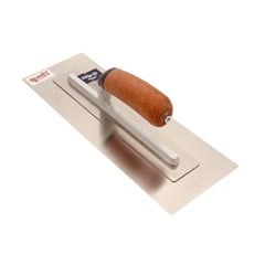 IQUIP EUROPIA FLEX TROWEL GOLD SS ENVO CORK HANDLE 360MM