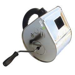 DTM SPLATTER GUN  BRASS PLATED HAND CRANK
